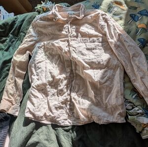 H&M Light Pink Textured Shirt